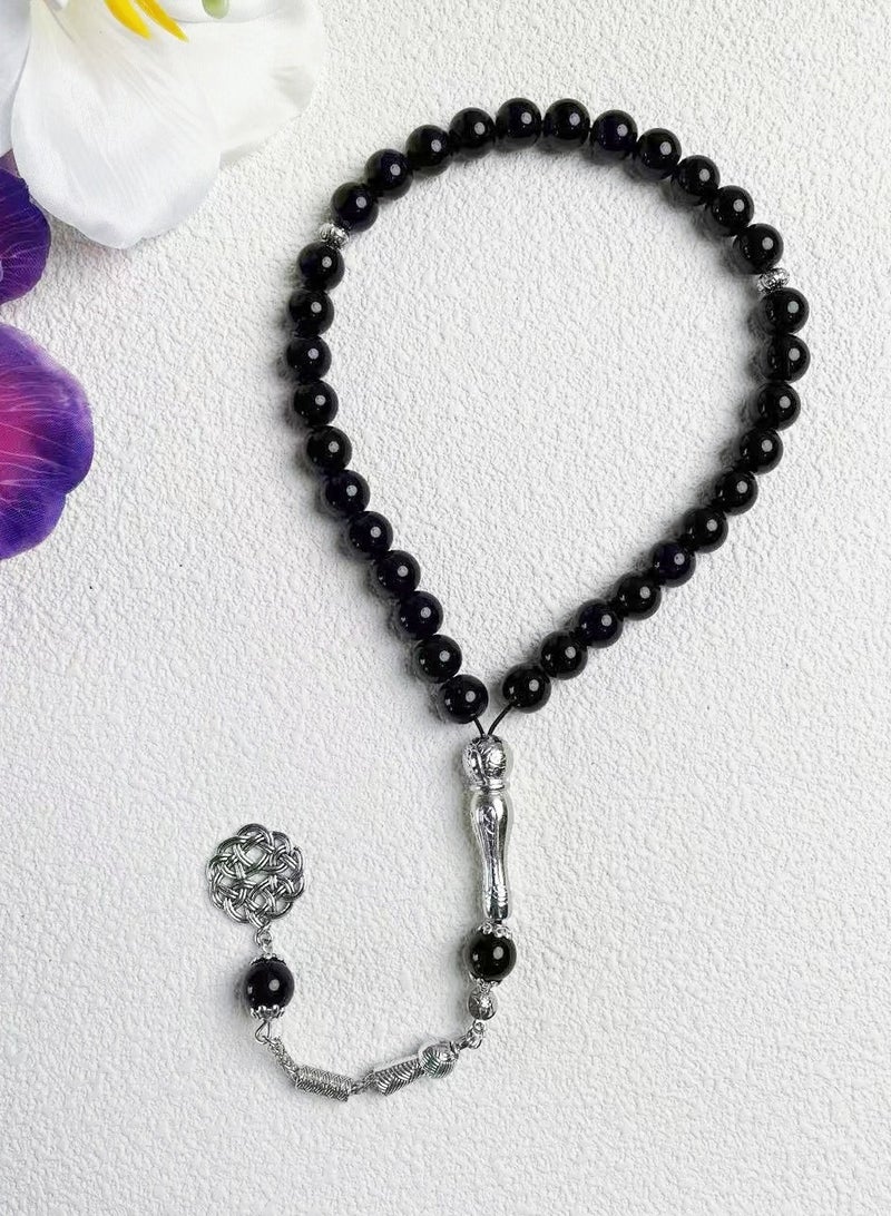 10mm 33-piece glass prayer bracelet Muslim prayer beads - Image 3
