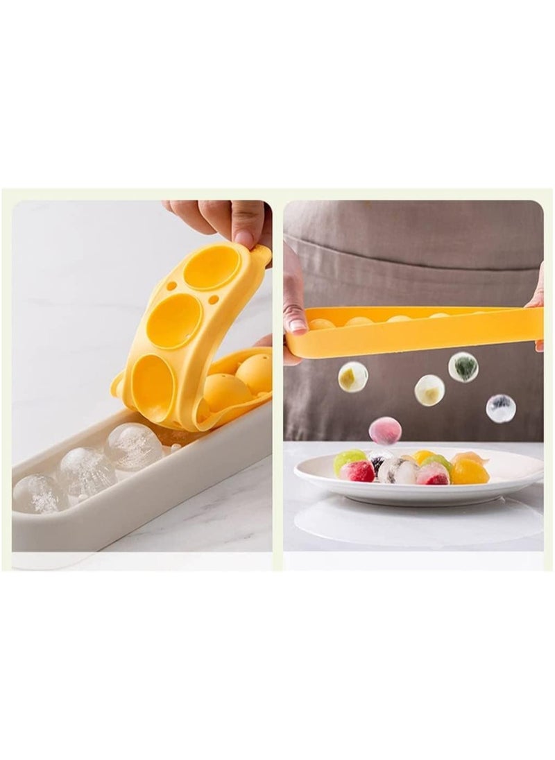 Generic - Large Capacity Ice Cube Tray, Home Ice Tray for Freezer and Ice Box with Lid, Multi-Color Frozen Ice Cube Tray - Image 1