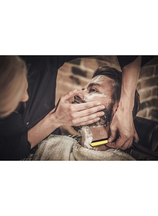 FACON 100 BLADES + Facón Professional Premium Straight Edge Barber Razor - Salon Quality Cut Throat Shavette  - Image 3