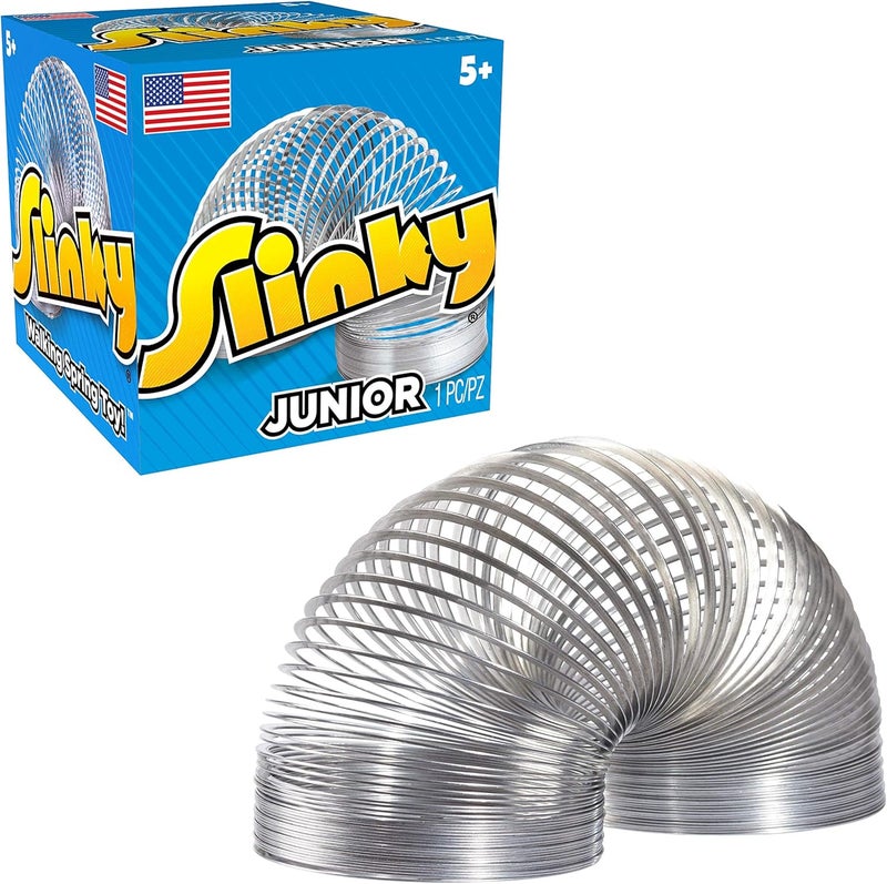 Slinky Jr. The Original Walking Spring Toy, 5-Pack Small Metal s, Great for Party Favors and Gift Bag Toys, by Just Play - Image 4
