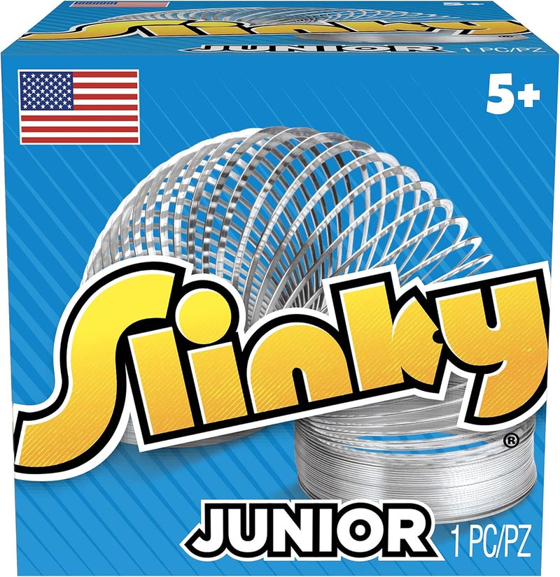Slinky Jr. The Original Walking Spring Toy, 5-Pack Small Metal s, Great for Party Favors and Gift Bag Toys, by Just Play - Image 5