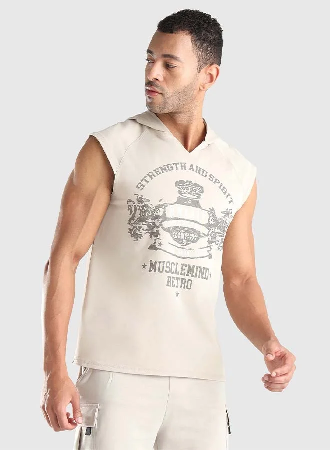 Musclemind Beige Men's Cargo Shorts for Men | Best Price UAE