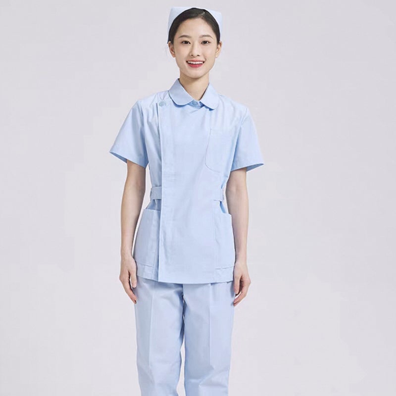 Nurse Uniform Two-Piece Set Long And Short Sleeve Medical Hospital Postpartum Care Center Maternity Nurse Beauty Uniform Guide Workwear Professional - Image 1