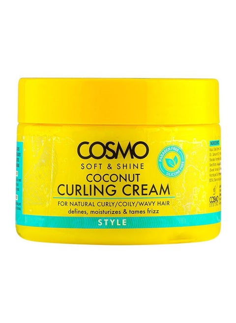 Soft And Shine Coconut Curling Cream For Natural Curly And Coily And wavy Hair 325g