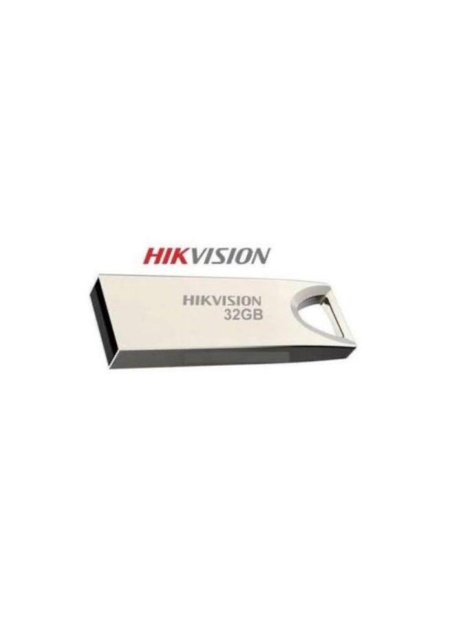 HIKVISION M200 USB 2.0 Flash Drive 32GB – Metal Body, Silver (HS-USB-M200 32G) - Image 2