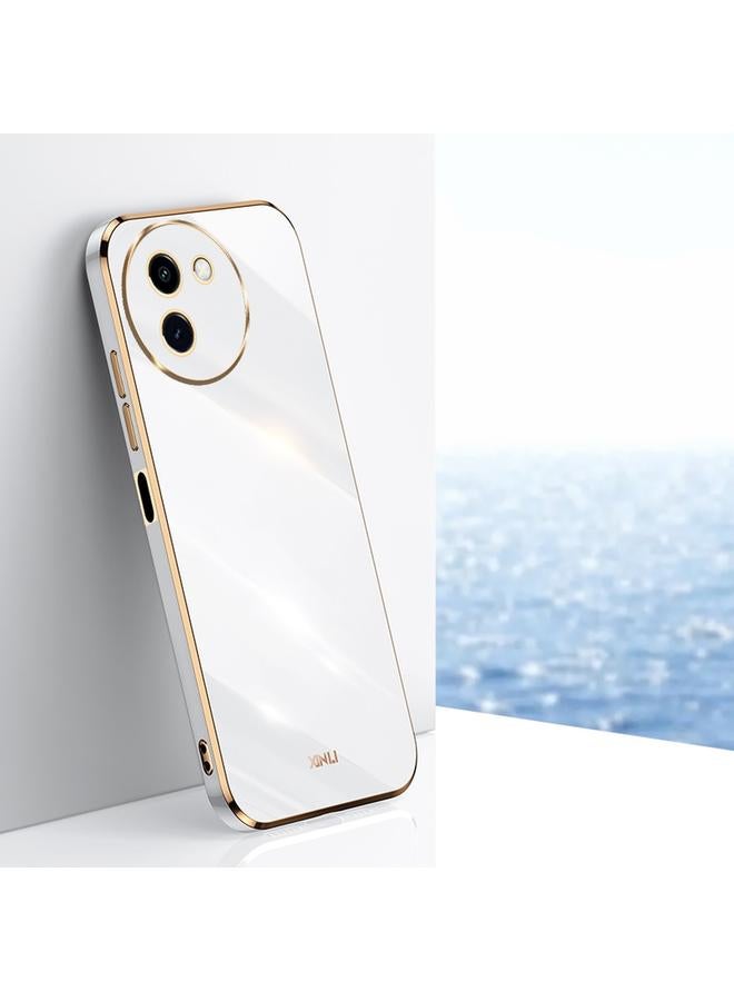 Case For vivo Y200i Straight Edge 6D Electroplate TPU Phone Case