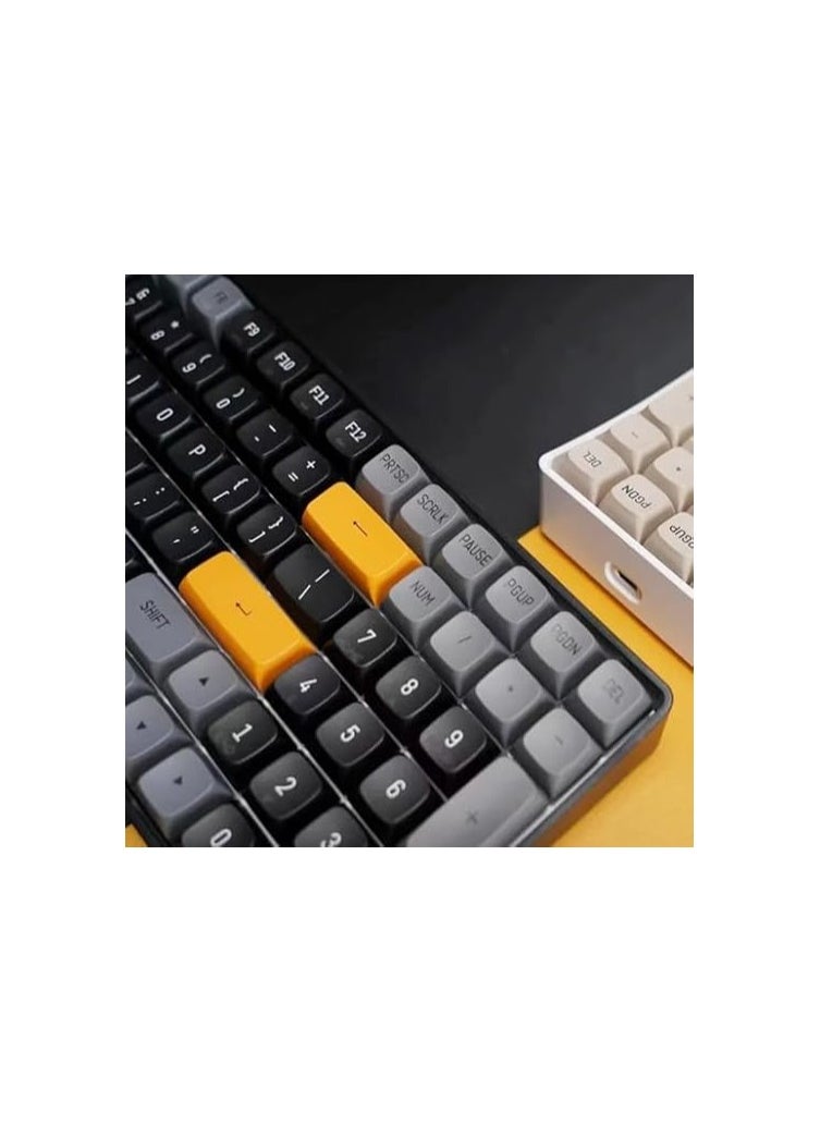 aigo For Aigo A100 Gaming Mechancial Keyboard - Red Switch Hot Swappable - PBT keycaps - Detchable USB C Cable - 100 Key With Compact Design  - Image 2