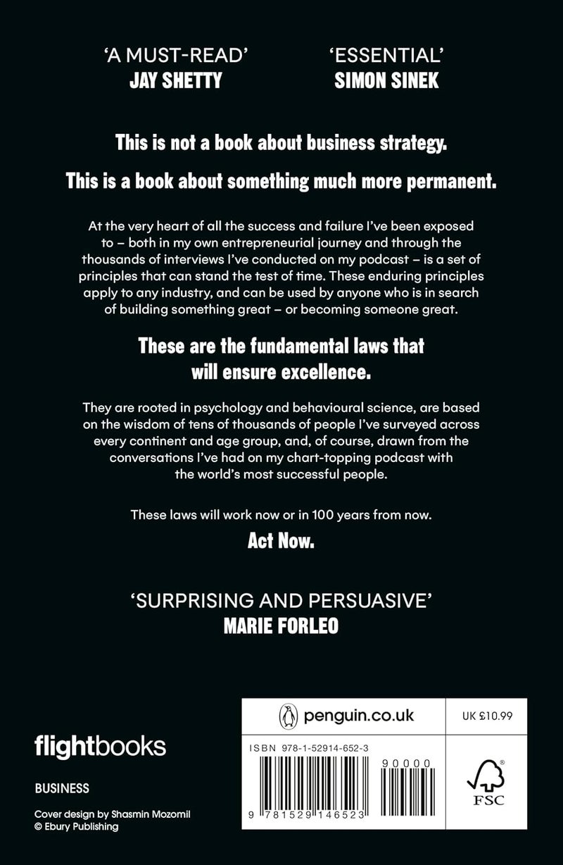 The Diary of a CEO: The 33 Laws of Business and Life PAPERBACK - Image 2