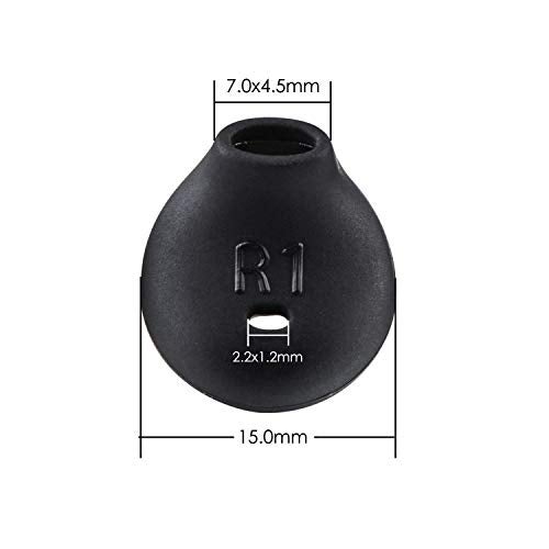 DZK 6 Pcs (3 Pair) for S6 Level Earbuds Black Earbuds for Level u Earbuds for Earbuds Level u Headphones Cushion - Image 2