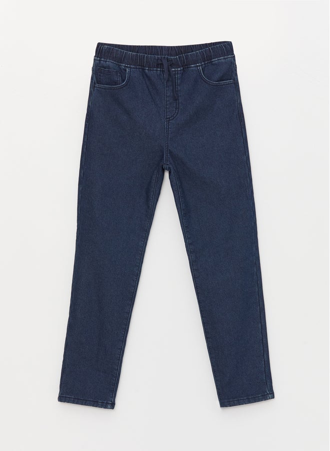 LC WAIKIKI Elastic Waist Regular Fit Polar Lined Baby Boy Jeans - Image 1