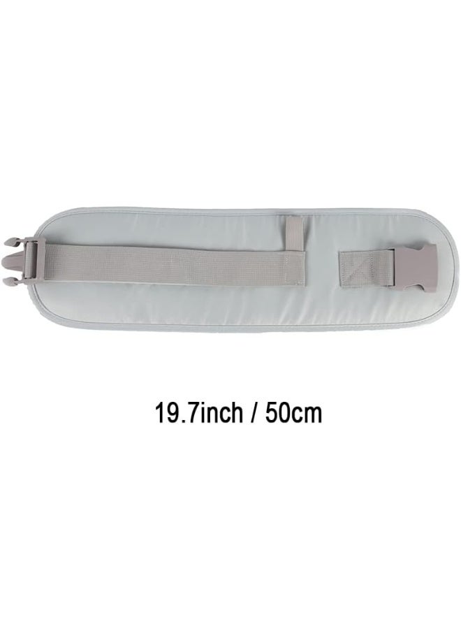 HONCH HHOCN Waistband Extender Extension Belt with Adjustable Strap Buckle for Baby Hip Seat Carrier Baby Waist Stool (Grey) - Image 2