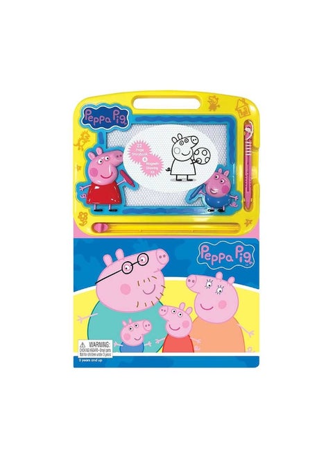 Peppa Pig Learning Series Drawing Board Book with Magnetic Pad