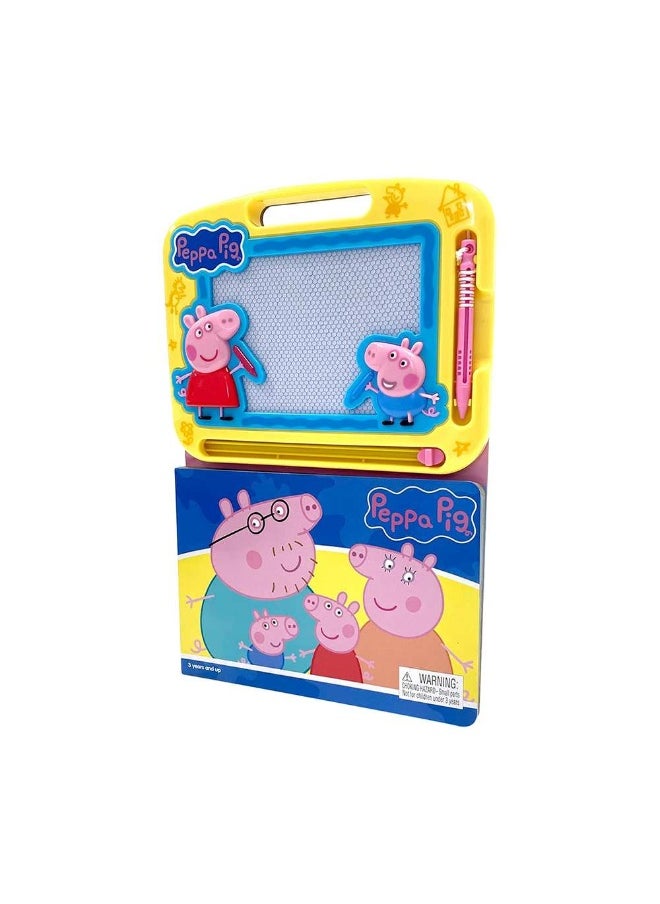 Peppa Pig Learning Series Drawing Board Book with Magnetic Pad