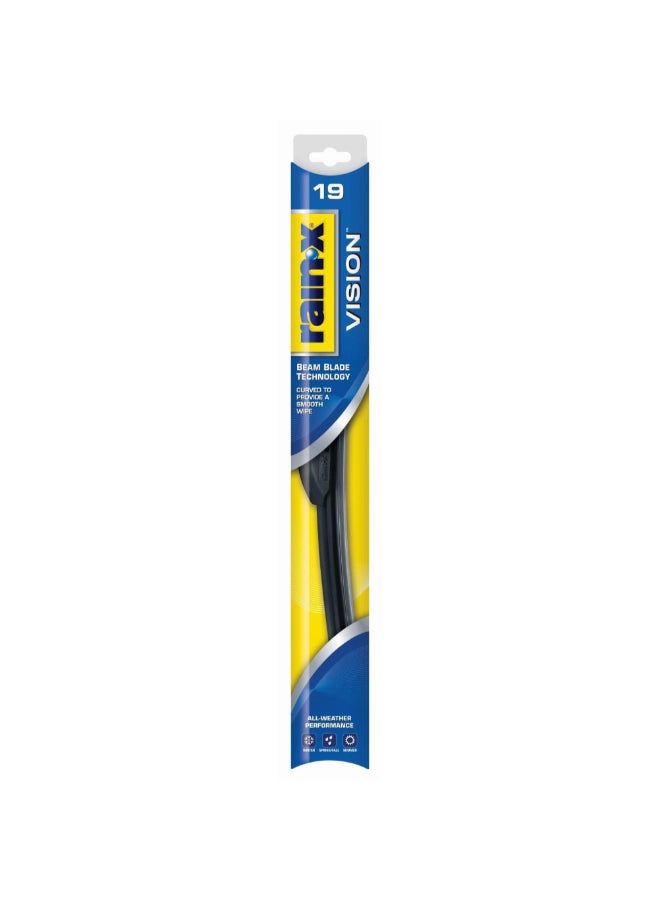 Rain-X Vision Standard All Season Windshield Beam Wiper Blade Black 19 Inch 810019 - Image 1