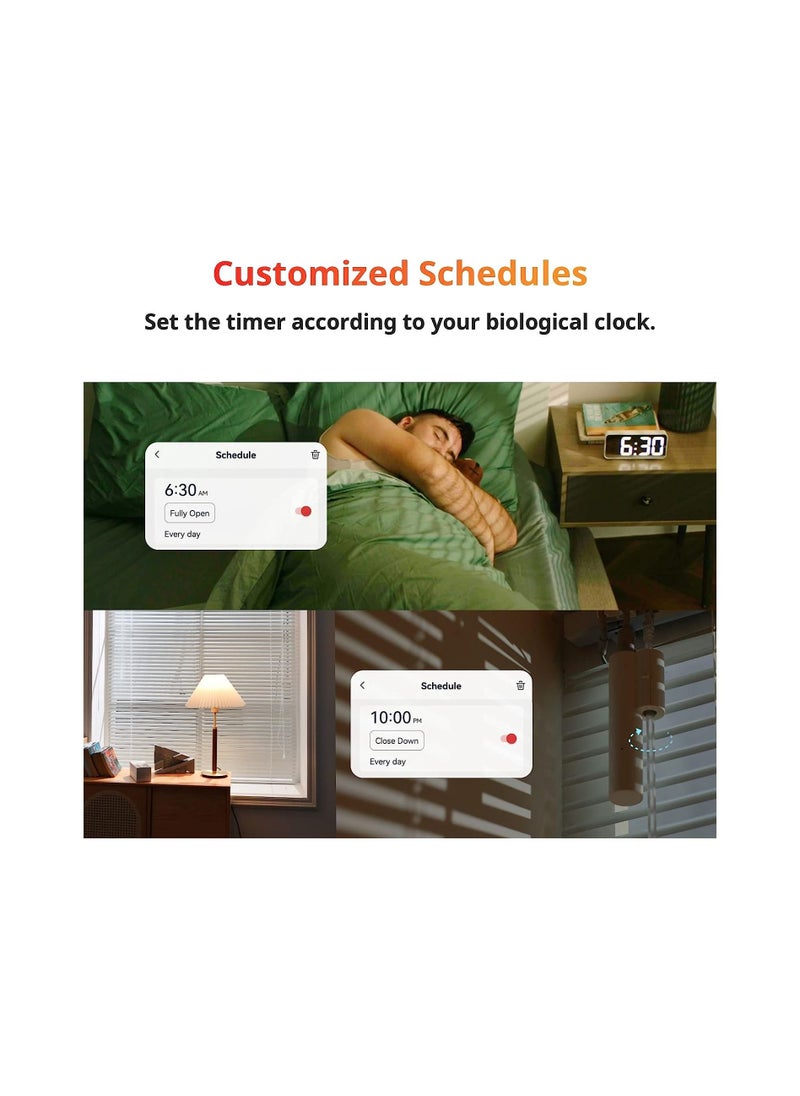 SwitchBot - SwitchBot Blind Tilt Motorized Blinds - Smart Electric Blinds with Bluetooth Remote Control - Image 1