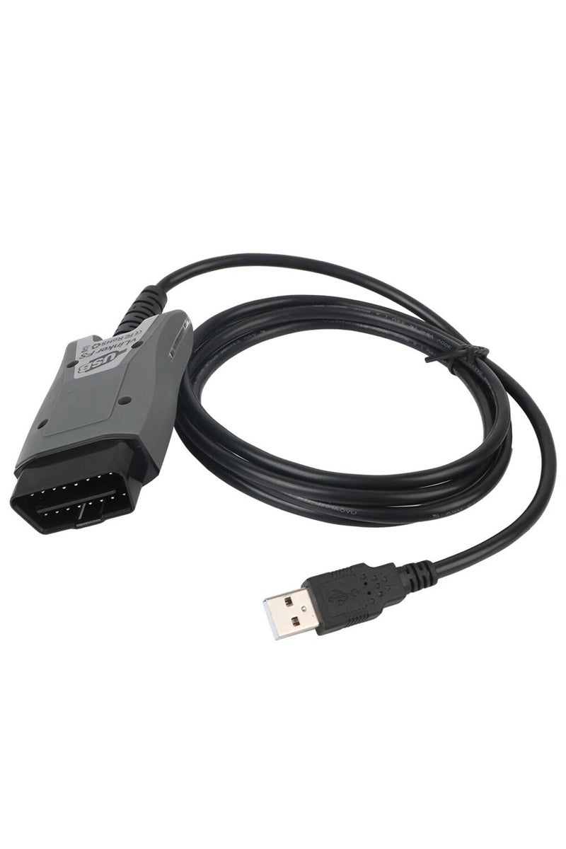 Dark Gray OBD2 Car Diagnostic Scanner For Ford FORScan Mazda VLinker FS USB FS ELM327 ELM 327 OBD 2