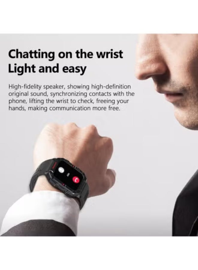 YK01 Smartwatch with 1.83-Inch HD Display, Fitness  Health Tracker, Bluetooth Notifications, Sports Modes, Waterproof Design - Image 5