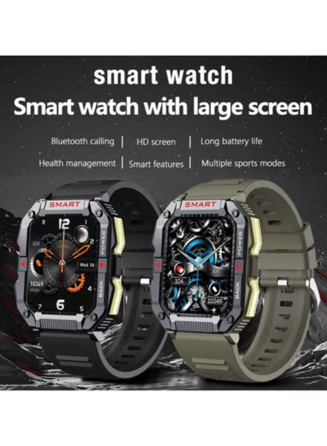 YK01 Smartwatch with 1.83-Inch HD Display, Fitness  Health Tracker, Bluetooth Notifications, Sports Modes, Waterproof Design - Image 4