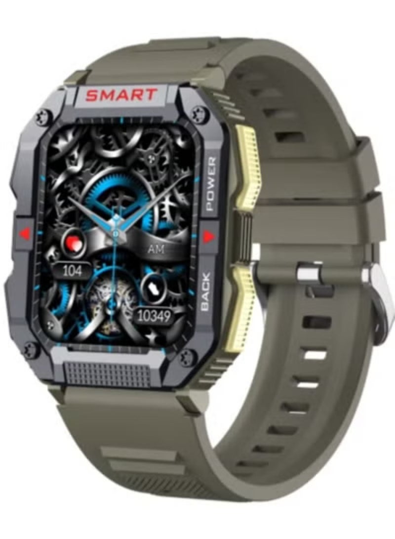 YK01 Smartwatch with 1.83-Inch HD Display, Fitness  Health Tracker, Bluetooth Notifications, Sports Modes, Waterproof Design - Image 1