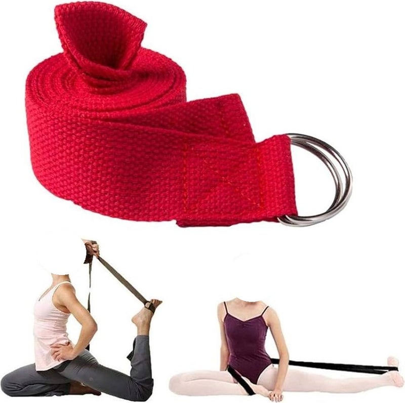 1 Piece 185cm Yoga Stretching Strap Training Belt Leg Fitness Exercise