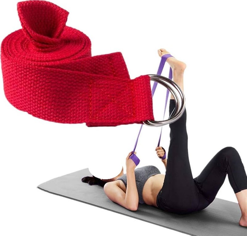 1 Piece 185cm Yoga Stretching Strap Training Belt Leg Fitness Exercise