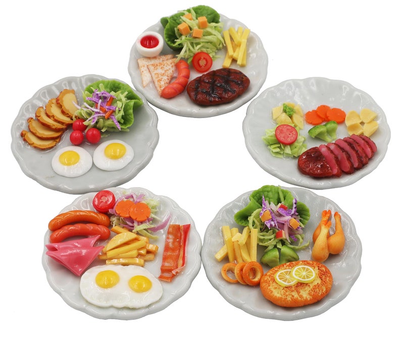 ThaiHonest Lovely Mixed 5 Assorted Dollhouse Miniature FoodTiny Food for Collectibles - Image 2
