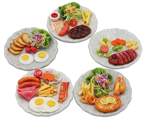 ThaiHonest Lovely Mixed 5 Assorted Dollhouse Miniature FoodTiny Food for Collectibles - Image 1