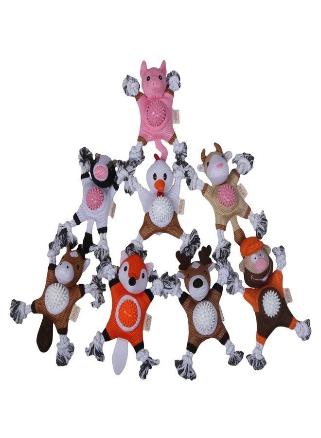 Territory 2 in 1 No Stuffing Removable Fetch Ball Tug Dog Toy for Small Medium Large Dogs, Fox - Image 4