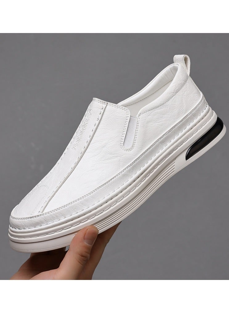 Shougu Versatile Retro Casual Leather Shoes - Image 1