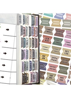 Bible Index Tabs New & Old Testament Tabs Matte Laminated Floral Design, Bible Journaling Supplies - 122 Pcs (Vintage) - pzsku/Z368B9EA369DB652146BAZ/45/_/1735214696/d53f8c5a-47a2-4fde-a8c1-7fe90c023b7e