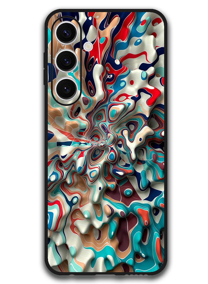 Theodor Protective Case Anti Scratch Shock Proof Bumper Cover For Samsung Galaxy S24 FE Abstract 12 - Image 1