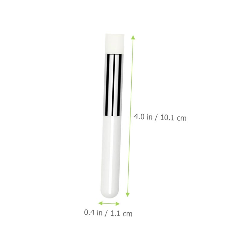 2Pcs Lip Smudge Brush Compact Ergonomic Makeup Applicator for Women Mini Rounded Head Tools for Lipstick Concealer Lip Balm Eyeshadow Blending and Smudging - Image 5