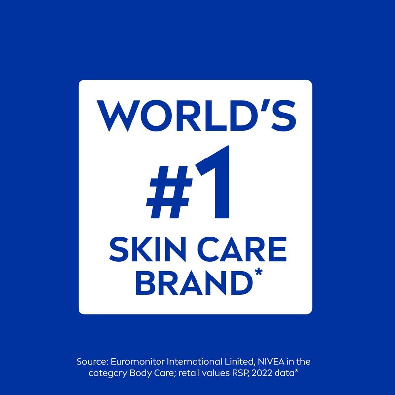 Nivea لوشن نيفيا بزبدة الكاكاو في الحمام، لوشن للجسم للبشرة الجافة، زجاجة 13.5 أونصة سائلة - Image 5