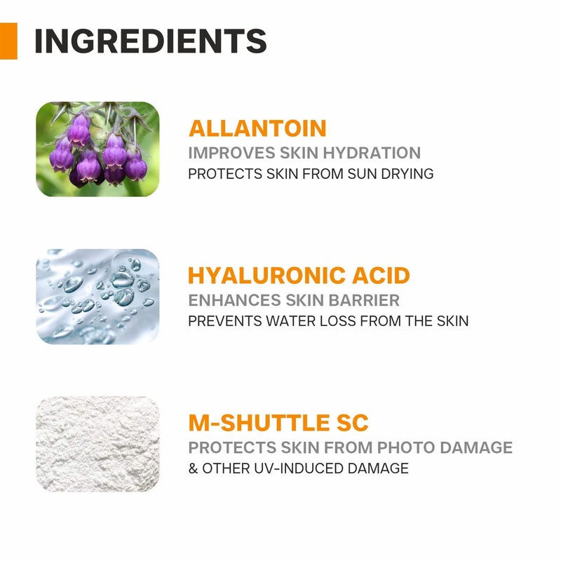 DERMATOUCH Multivitamin Spf 50 Pa Sunscreen Gel For All Skin Types  UvaUvb Protection Zero White Cast  Unisex  30G - Image 4
