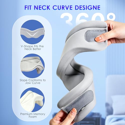 babaka Neck Brace for Neck Pain and Support Soft Neck Brace Cervical Collar for Women Men Neck Support with Support Pad for Sleeping Relieves Pain and Spine Pressure L15189 - Image 3