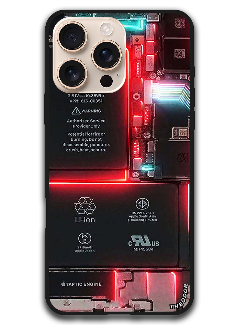 Theodor Protective Case Anti Scratch Shock Proof Bumper Cover For iPhone 16 Pro (6.3)-inch Mobile Board - Image 1