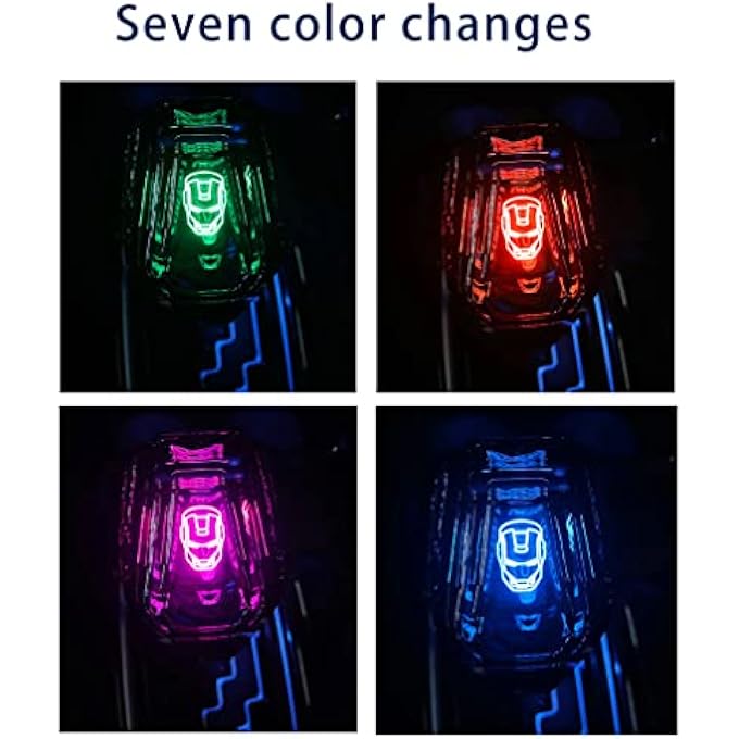 ريحني مقبض ناقل الحركة LED المضاء، مقبض تبديل الحركة LED المضيء باللمس، يتناسب مع معظم السيارات التي تعمل بناقل حركة بدون زر - Image 4