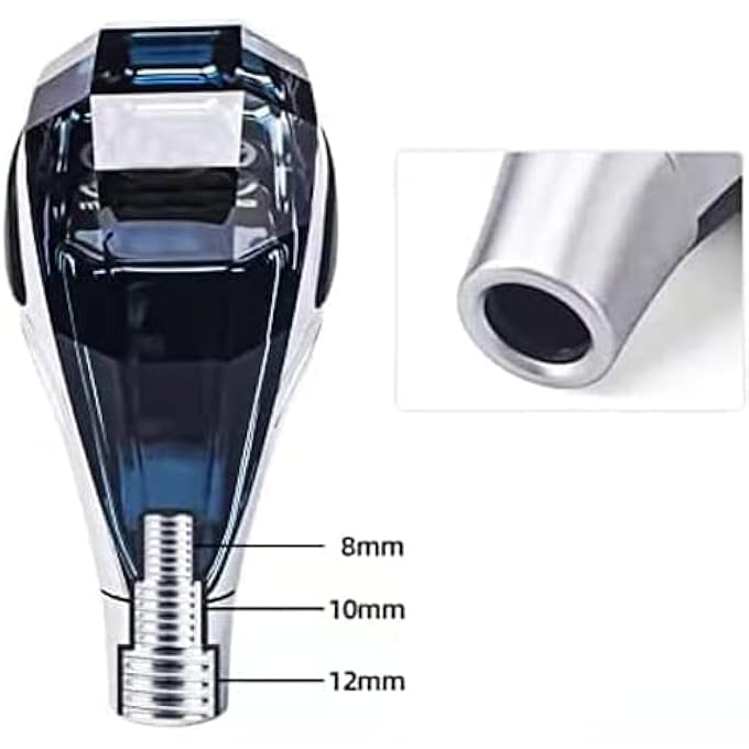 ريحني مقبض ناقل الحركة LED المضاء، مقبض تبديل الحركة LED المضيء باللمس، يتناسب مع معظم السيارات التي تعمل بناقل حركة بدون زر - Image 5