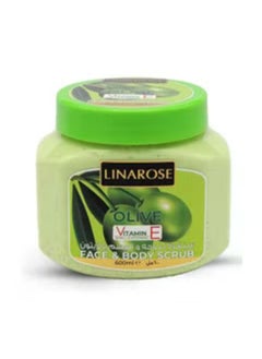 LINAROSE Olive skin and body scrub 600ml  - Image 1