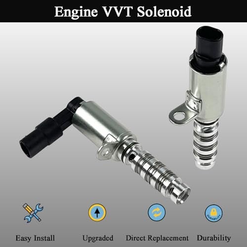 LLANNDER 2PCS VVT Solenoid Valve Set Intake Exhaust Camshaft Position Actuator Replacement for 20122024 Hyundai Elantra Kia Forte Soul Tucson 18L 20L Replaces 243752E100 243552E100 918033 918034 - Image 3