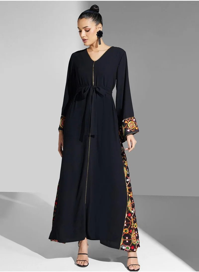 Yaser albik Embroidered Kaftan