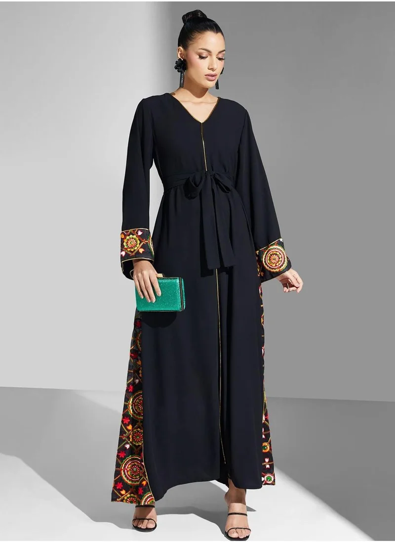 ياسر البيك Embroidered Kaftan