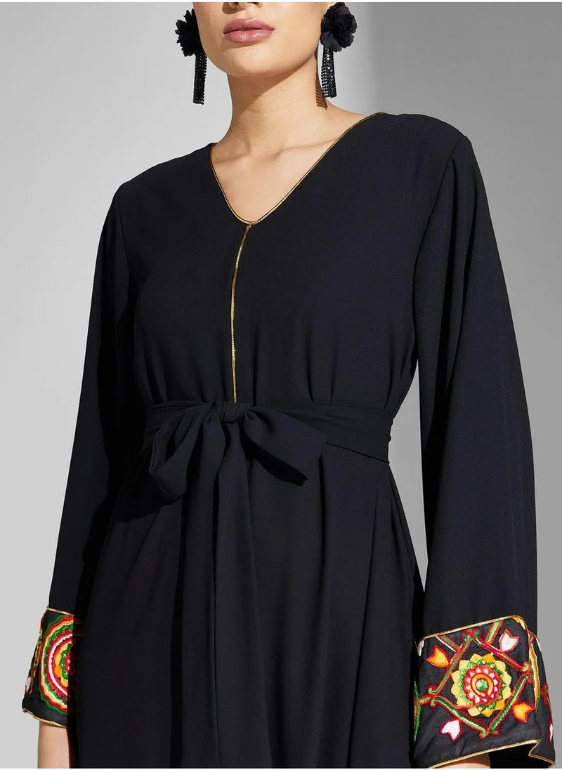 Yaser albik Embroidered Kaftan