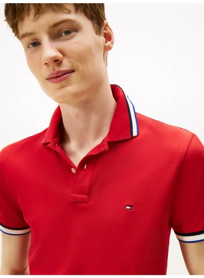 TOMMY HILFIGER Logo Slim Fit Polo