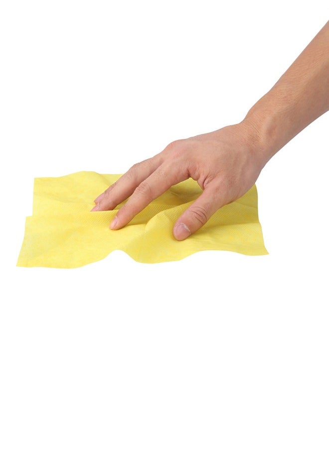 TIERRA - Soap Paper Wipes for Cleaning Dishes and Cooking Utensils Yellow Set 15 pcs Size 200*290 mm - Image 1