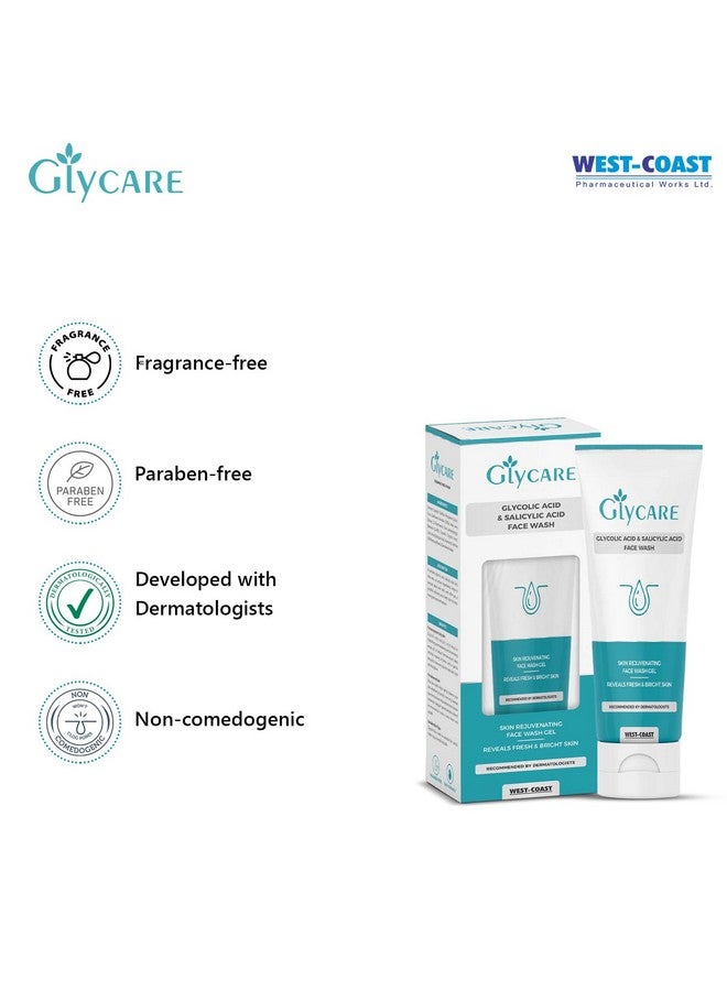 WEST COAST Westcoast Glycare Face Wash With Glycolic Acid For Dull Skin |daily Glowing| | Un-even, Rough & Bumpy Skin | - 100 Ml - Image 4