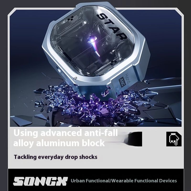 Songx سماعة لاسلكية SONGX SX12 PRO - فضي - Image 4