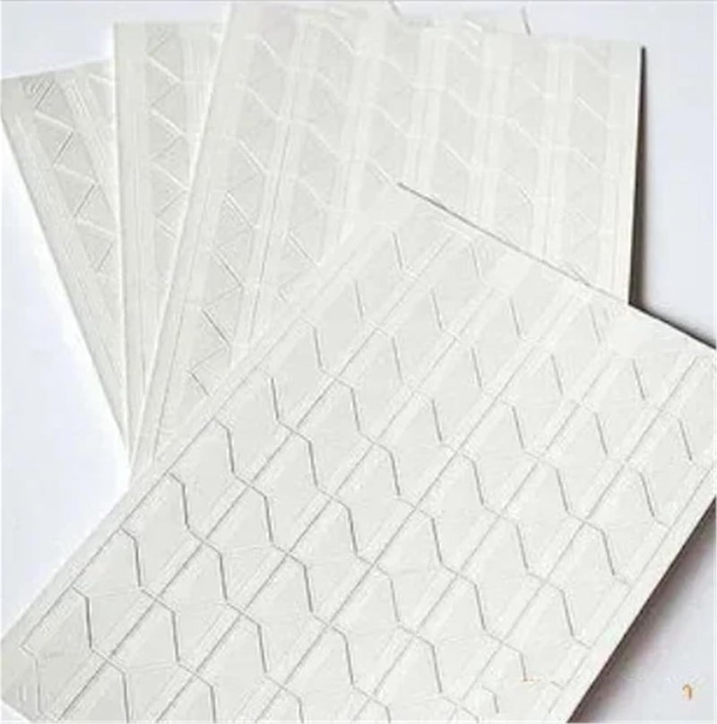 Photo Corners Self Adhesive 20sheets Simple Functional White Transparent Series DIY PVC Corner Sticker Set for Photos Pictures(Red on White) - Image 4