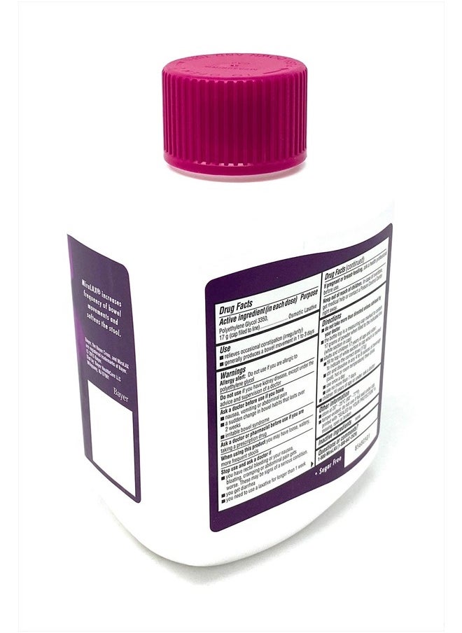 MiraLAX Powder Laxative, 34 Doses, 20.4 Ounce  - Image 5