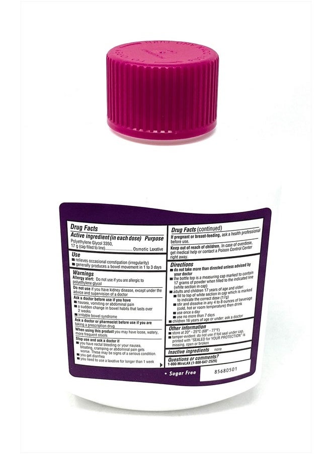 MiraLAX Powder Laxative, 34 Doses, 20.4 Ounce  - Image 4